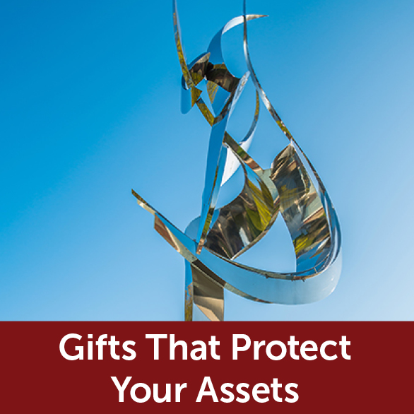 Rollover image of flame sculpture. Link to Gifts That Protect Your Assets. Rollover image of flame sculpture. Link to Gifts That Protect Your Assets.